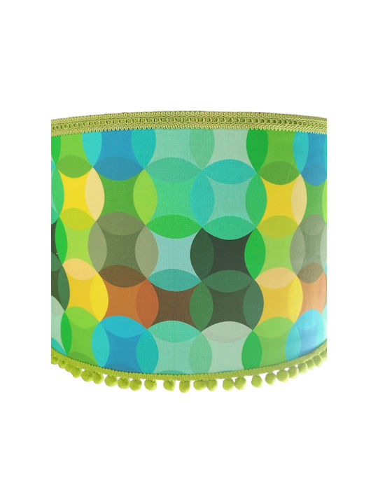 Oxygen Neon Blau Circles Deckenleuchte Blau mit Lampenbirnensockel E27 35x20cm