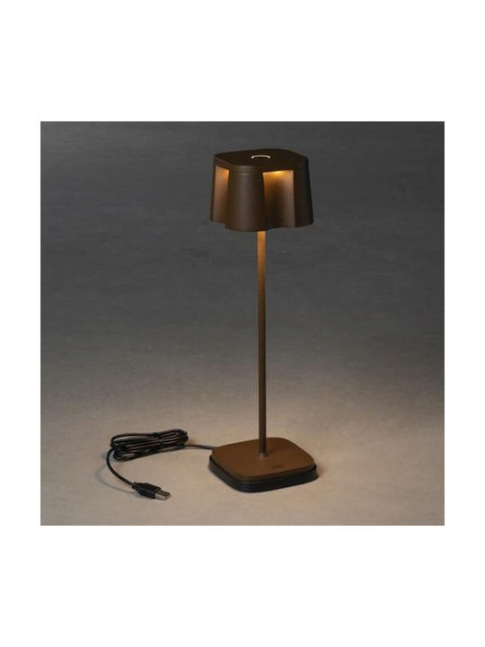 Konstsmide Desktop Lumină pentru Exterior cu Lumină Bianco reglabil IP54 Portocaliu