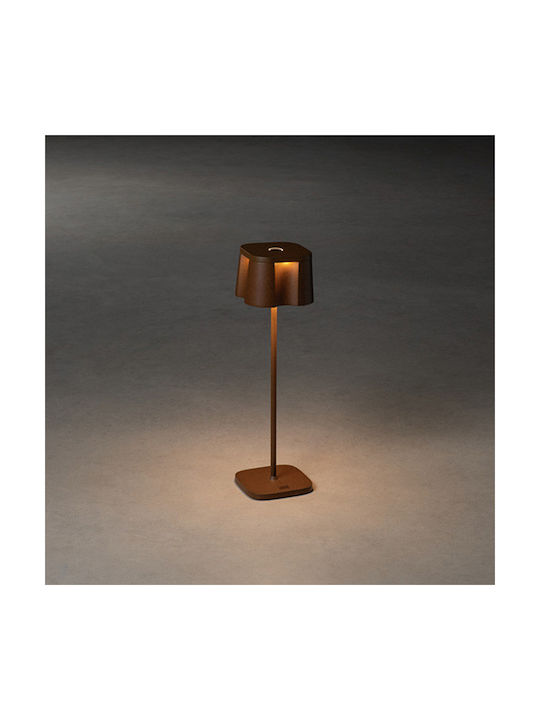 Konstsmide Desktop Lumină pentru Exterior cu Lumină Bianco reglabil IP54 Portocaliu