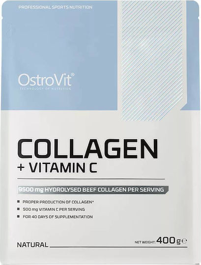 OstroVit Supreme Pure Колаген + Витамин C с Витамин C 400гр Без Вкус