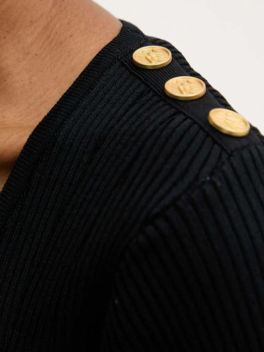 Mini Knitted Dress Black