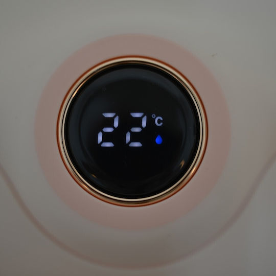 Moni Στήριγμα Μπάνιου με Θερμόμετρο Ροζ