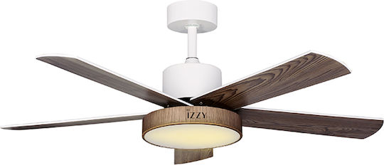 Izzy Iz-9032 Deckenventilator 132cm Weiß