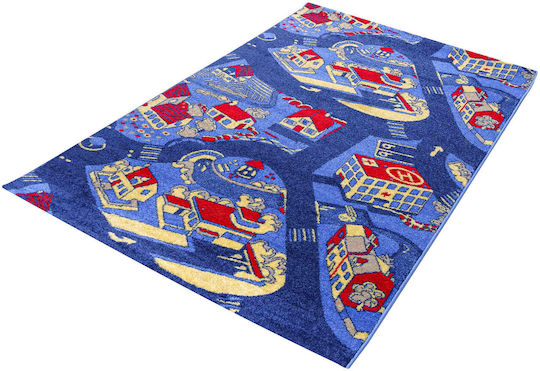 Balsan Star 624 Rug Rectangular Blue