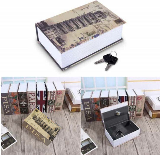 Carte Seif Tip Secret Safe Model Turnul din Pisa 18 X 12 Cm