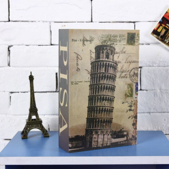 Carte Seif Tip Secret Safe Model Turnul din Pisa 18 X 12 Cm