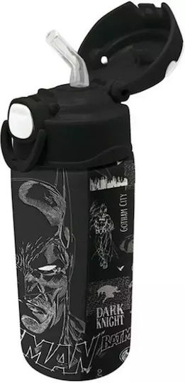 Graffiti Παιδικό Παγούρι Batman Ανοξείδωτο με Καλαμάκι 500ml