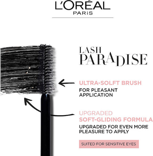 L'Oreal Paris Lash Paradise Mascara for Curling, Length & volume Intense Black 6.4ml