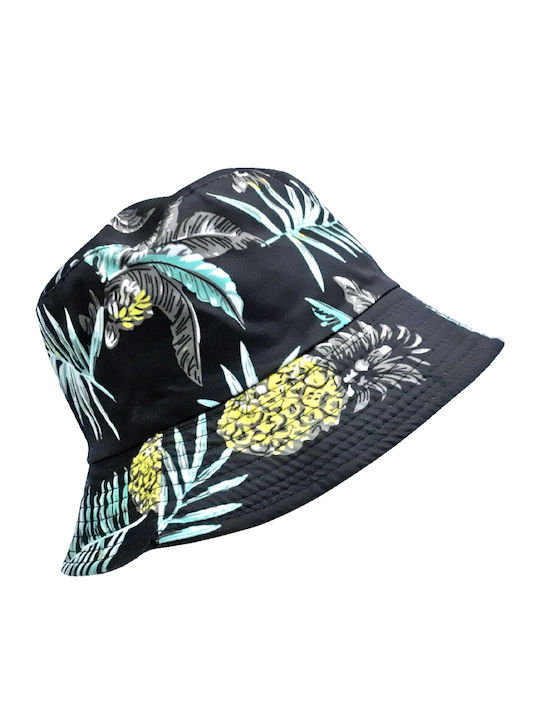 Brims and Trims Υφασμάτινo Καπέλο Bucket Μαύρο