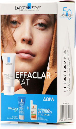 La Roche Posay Effaclar Mat Σετ Περιποίησης για Ενυδάτωση & Σύσφιξη 3τμχ
