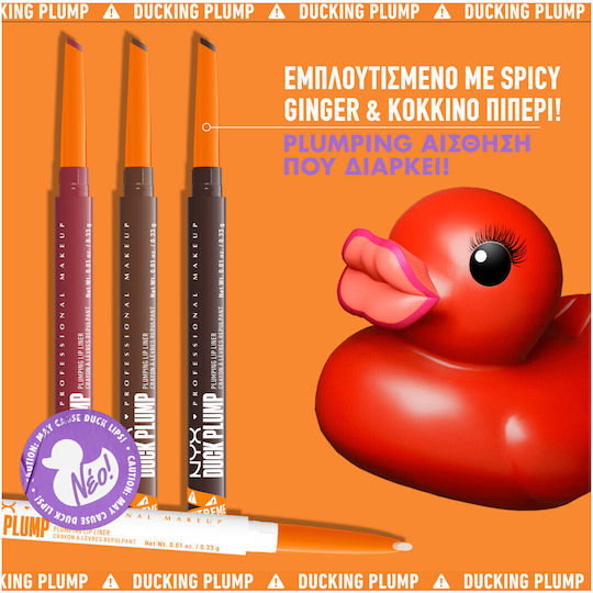 NYX Professional Makeup Professional Makeup Duck Plump Plumping Lip Liner Lip Pencil 09 Beige Boost