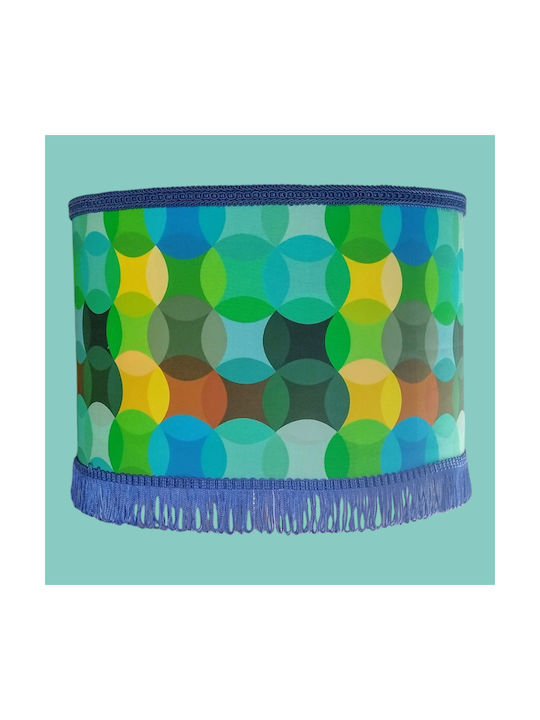 Oxygen Kids Single Ceiling Light E27 Green 35x20cm