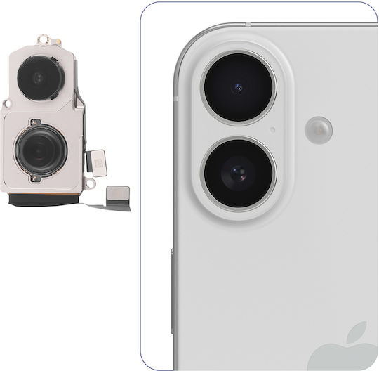 Relife Rear Camera Iphone 16 Black