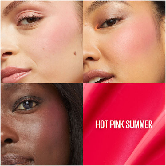 Maybelline Liquid Ρουζ Sunkisser Hazy Mat 31 Hot Pink Summer 4.7ml
