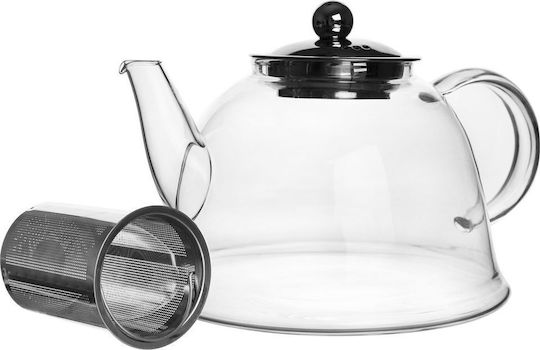 Orion Βραστήρας με Φίλτρο Γυάλινος Διάφανη 1650ml