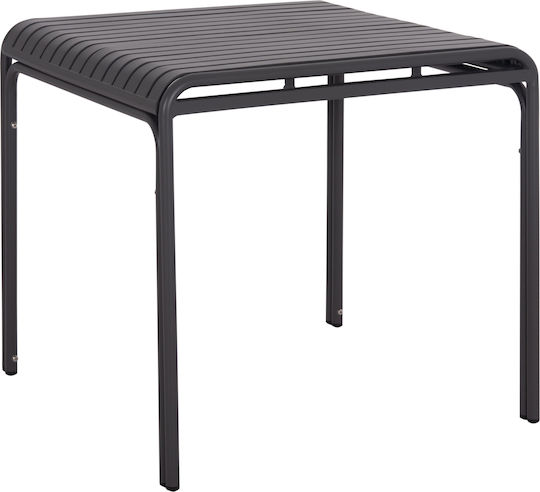Rachel Sitting Room Outdoor Foldable Aluminum Table Gray 76x72x76cm