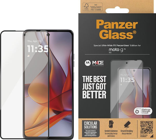 PanzerGlass Tempered Glass (Moto G75)