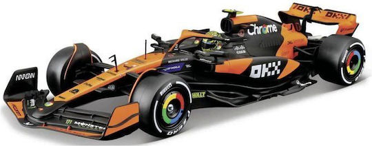 Bburago F1 Kit Mclaren Mcl38 Helmet #4 Norris 1:24 Scale Model Car