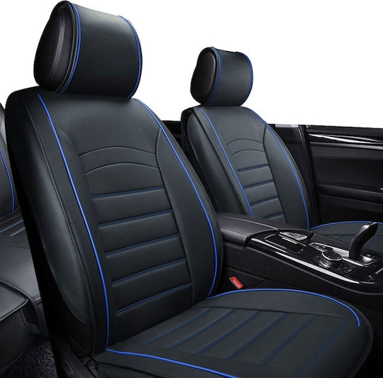 Set Spătare Auto Piele Negru