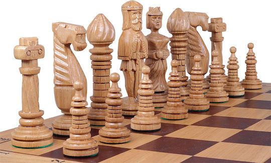 Schach aus Holz 65x65cm