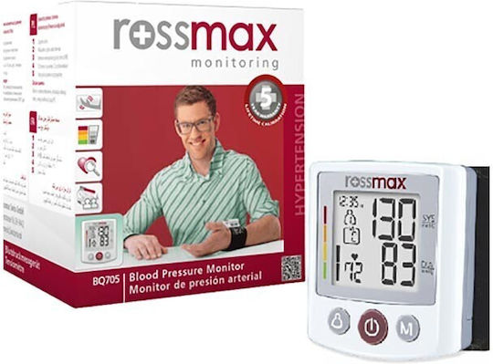Rossmax Ηλεκτρονικό Πιεσόμετρο Καρπού Ακριβείας BQ705
