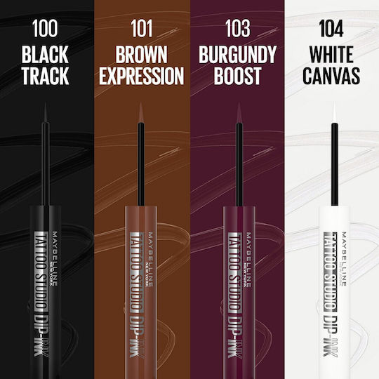 Maybelline Tattoo Waterproof Liquid Eye Liner Burgundy Boost 3.5ml