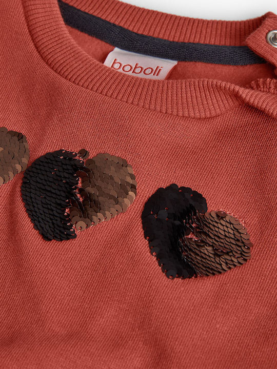 Kinderkleid Langärmelig Copper