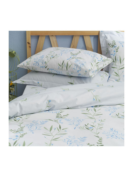 Charalambidis Textiles Подредба Чаршафи Кралица 220x260см Сини