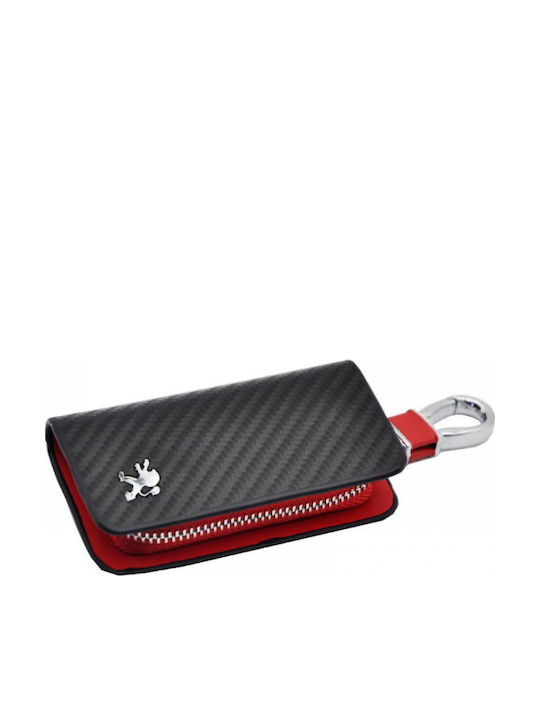 Keychain Wallet Carbon Various Brands Brand Peugeot