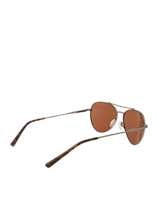 Serengeti Unisex Γυαλιά Ηλίου με Χρυσό Σκελετό και Καφέ Polarized Φακό SS599004