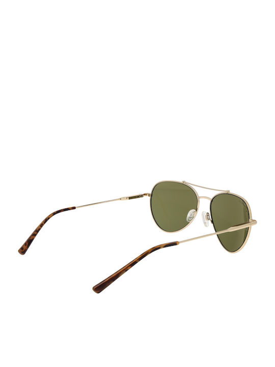 Serengeti Unisex Γυαλιά Ηλίου με Χρυσό Σκελετό και Πράσινο Polarized Φακό SS599005