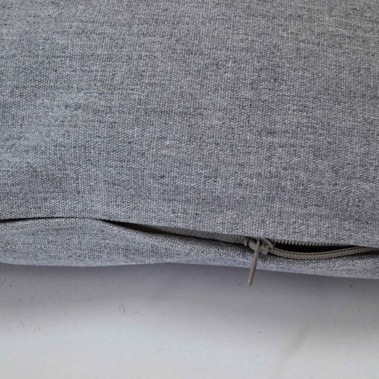 Decocraft Sofa-Kissen Grau 45x45cm