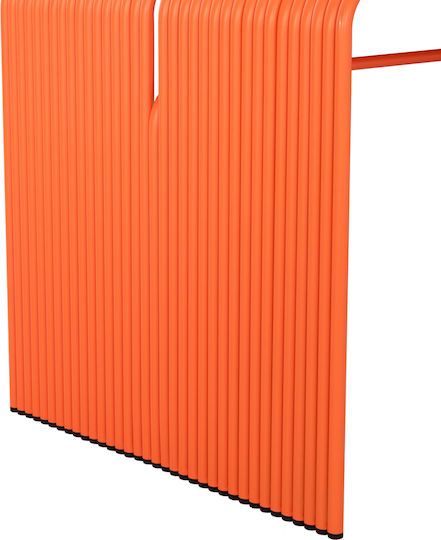 Intrepid Tisch Speisesaal Aluminium Orange 121x70x70cm