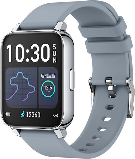 Hero Band FiT Aluminium Smartwatch with Heart Rate Monitor (Lunar Grey)