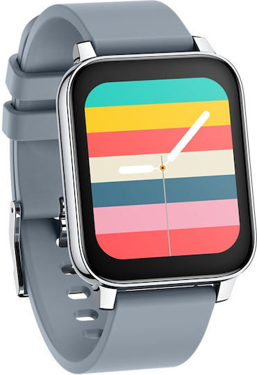 Hero Band FiT Aluminium Smartwatch with Heart Rate Monitor (Lunar Grey)