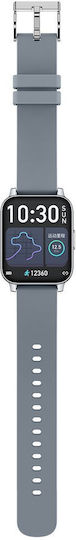 Hero Band FiT Aluminium Smartwatch with Heart Rate Monitor (Lunar Grey)