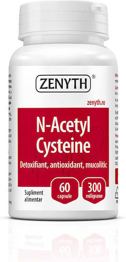 Zenyth NAC / L-Cystein / Glutathion 300mg 60 Kapseln Natürlich