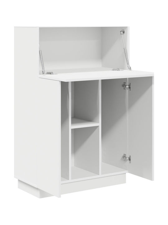 Desk Wooden White 71.5x31.5x106.5cm