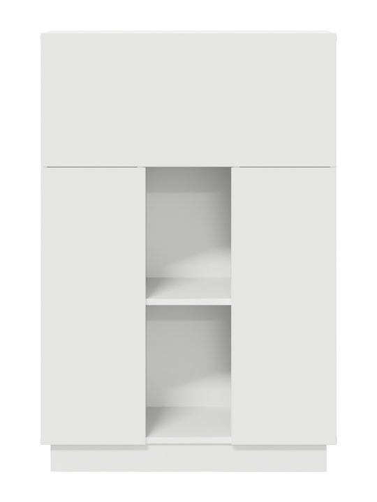Desk Wooden White 71.5x31.5x106.5cm