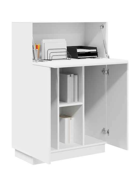 Desk Wooden White 71.5x31.5x106.5cm