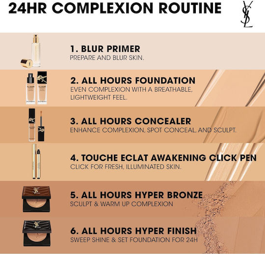Ysl All Hours Hyper Finish Powder 00 Universal 7.5gr