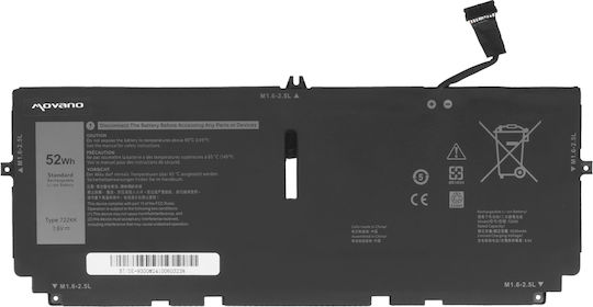 Battery 722kk Dell Xps 13 9300 9310 9380 7.6v