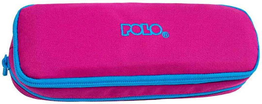 Polo Duo Box Pencil Case with 2 Compartments Fuchsia
