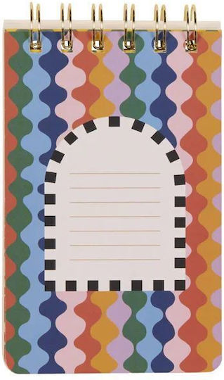 Designworks Designworks A Dopo Moon Phases Twin Wire Notepad Spiral A6 80 Sheets Multicolour