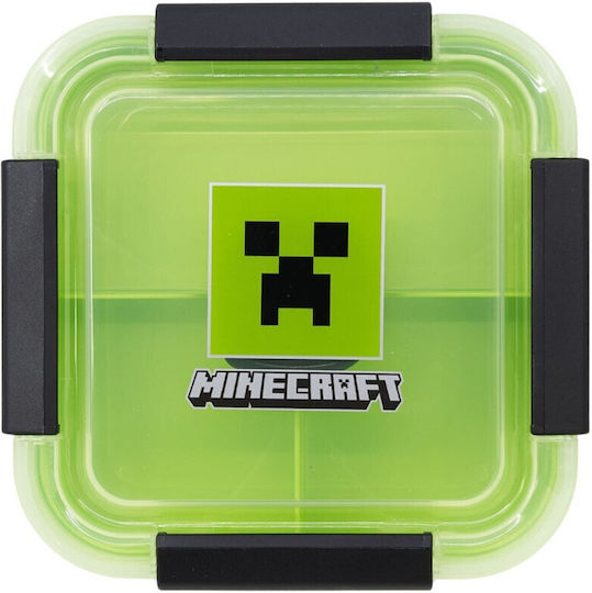 Minecraft Πλαστικό Παιδικό Δοχείο Φαγητού