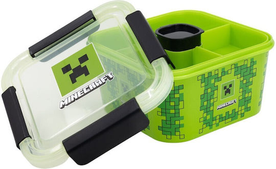Minecraft Πλαστικό Παιδικό Δοχείο Φαγητού