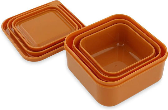 Trixie Nesting Snack Box Plastic Kids' Food Container Orange