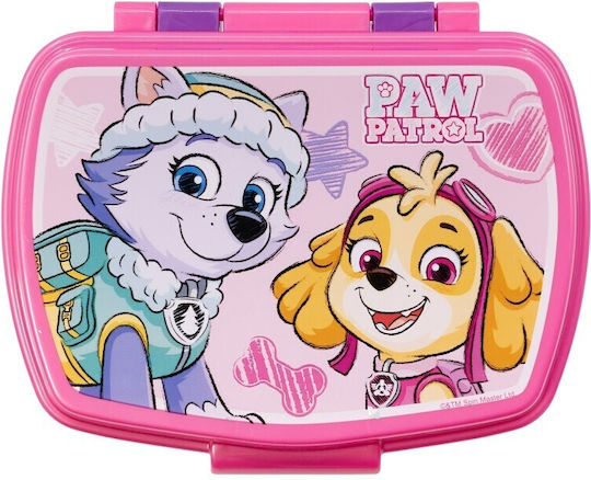 Paw Patrol Πλαστικό Παιδικό Δοχείο Φαγητού Paw Patrol Πολύχρωμο