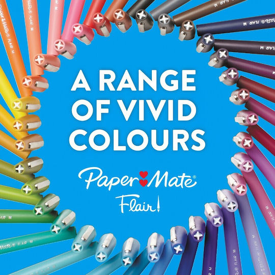 Paper Mate Flair Markers Blister 5pcs