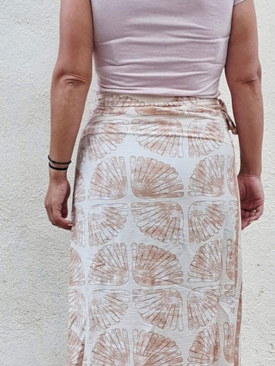 Φούστα Φάκελος Beige